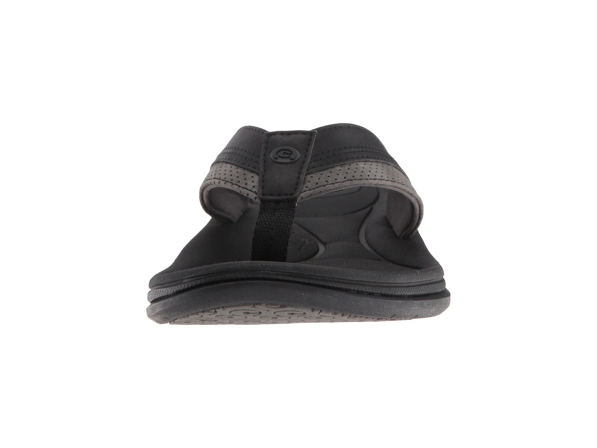 Cobian Bolster Archy Black Flip Flop – Men's Comfort Thong Sandal with Arch Support