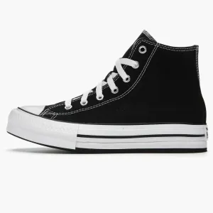 Converse Chuck Taylor All Star Eva Lift Platform Hi Black White (gs)