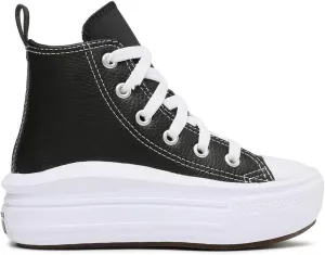 Converse Unisex-Child Chuck Taylor All Star Move Platform Leather (Little Kid) Sneaker