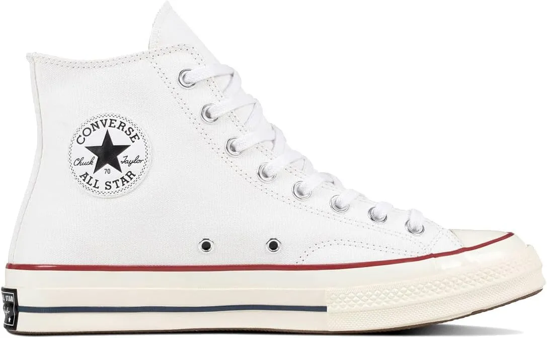 Converse Women's Sneaker, Chuck 70s Wht Garnet Egret, 12.5