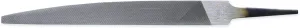 Crescent Nicholson 06992N 10" Knife Double/Single Cut Bastard File with Safe Back