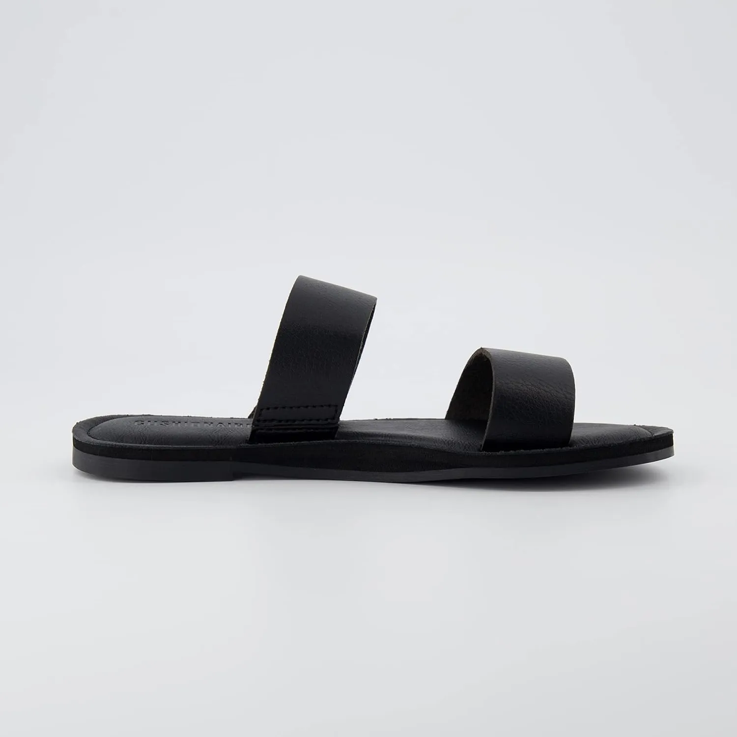 CUSHIONAIRE Women's Calico 2 band slide Sandal with  Comfort Foam