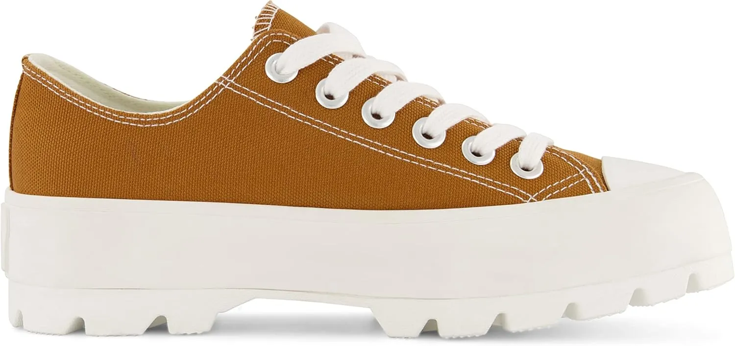 CUSHIONAIRE Women's Vasco Low top Canvas Sneaker  Memory Foam