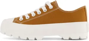 CUSHIONAIRE Women's Vasco Low top Canvas Sneaker  Memory Foam