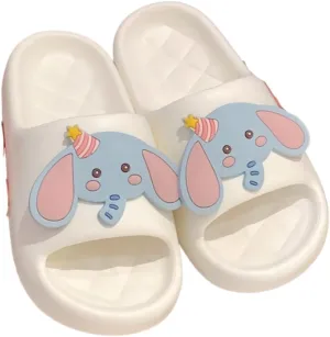Cute Kawaii Multi Colored Animal Elephant Pillow Slipper Cloud Slides Non-Slip Summer Slipper