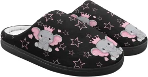 Cute Kids Slippers for Boys and Girls, Soft Warm Home Slippers for Winter, Anti-Slip Closed Toe Fuzzy Slippers