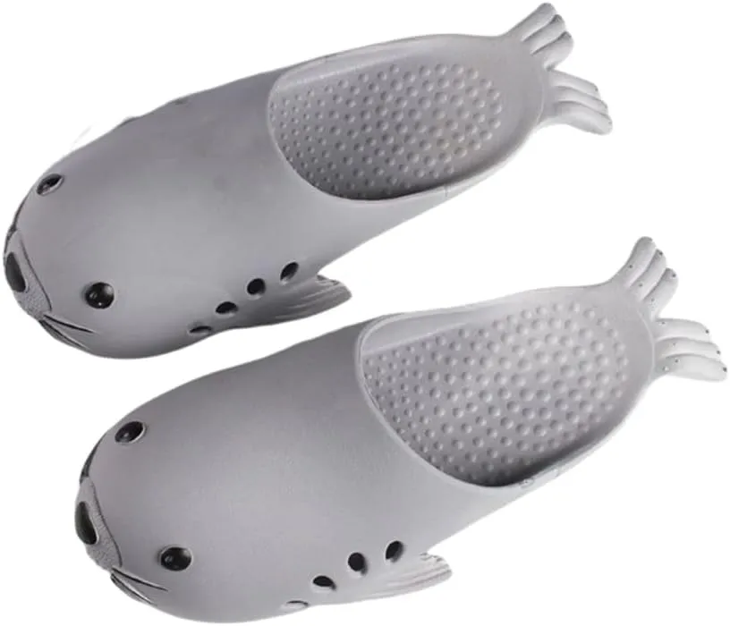 Cute Novelty Seal Pillow Slipper Cloud Slides Non-Slip Summer Slipper