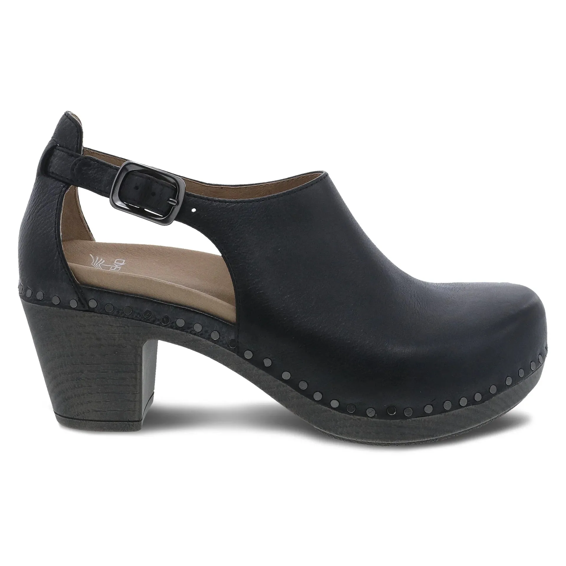 Dansko Women's Sassy Milled Burnished Black