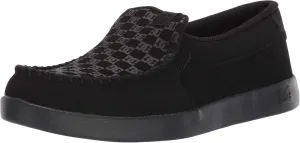 DC Men's Villain 2 Casual Slip On Skate Shoe Slipper, Black, 11