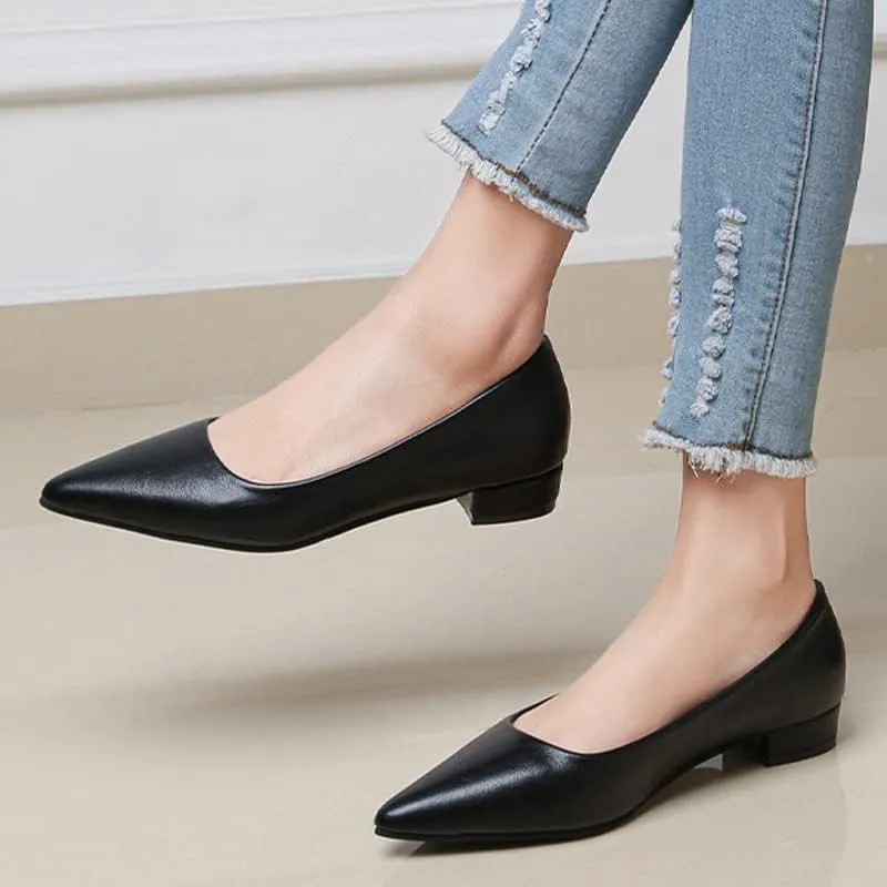 Dear Time Ballerina Flats Shoes for Women Pointy Toe Soft Basic Slip On Flat Shoes