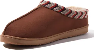 Dearfoams Men's Indoor/Outdoor Warner Memory Foam Comfort Clog Slipper