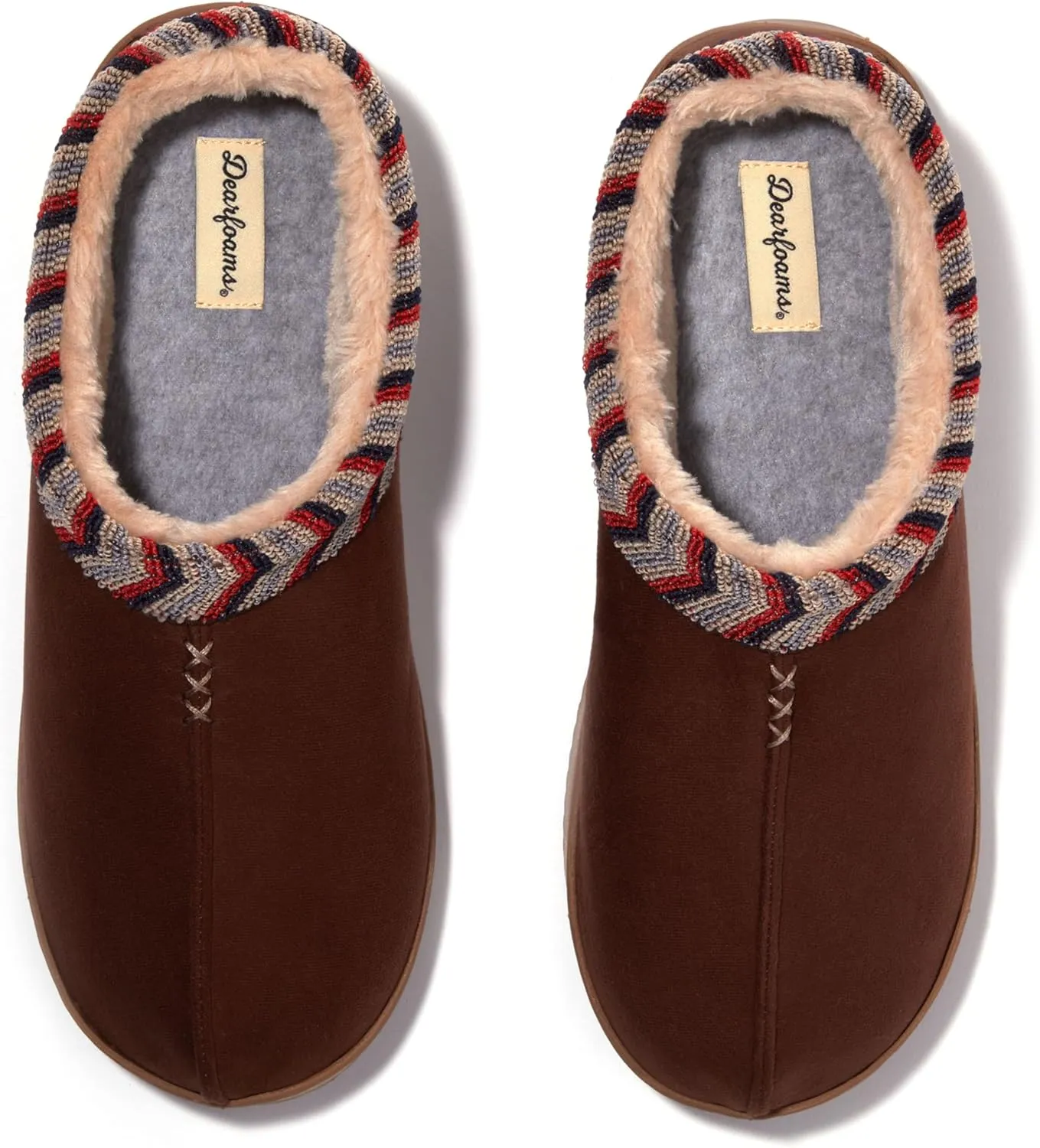 Dearfoams Men's Indoor/Outdoor Warner Memory Foam Comfort Clog Slipper