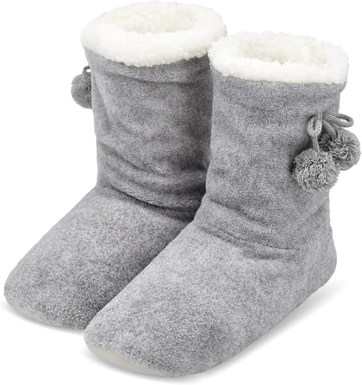 DICUIRD Womens Cozy&Warm Slipper Socks with Grippers-House Socks