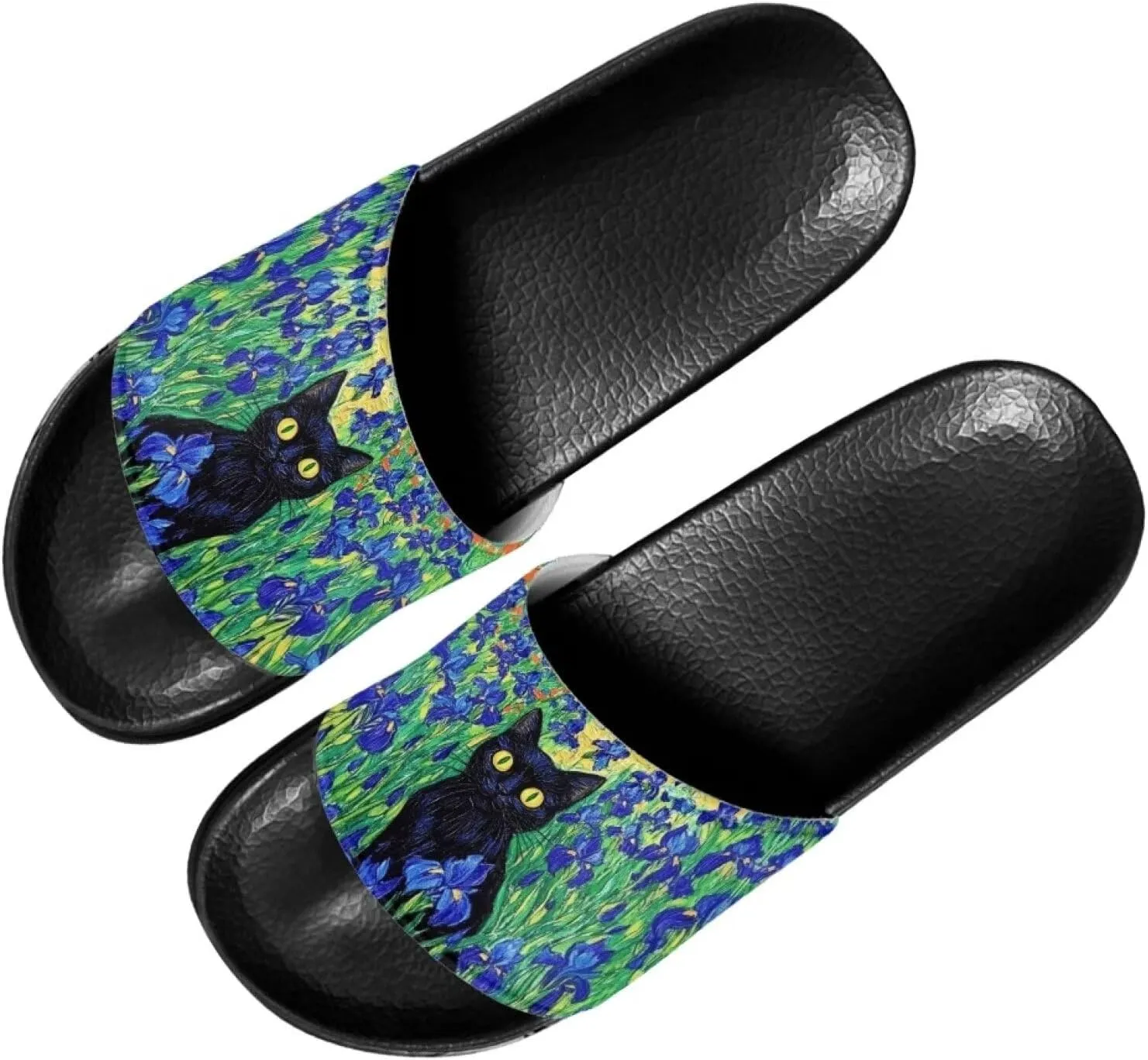Doojoayie Open Toe Slippers for Women Non Slip Bath Slippers Casual Everyday Shoes