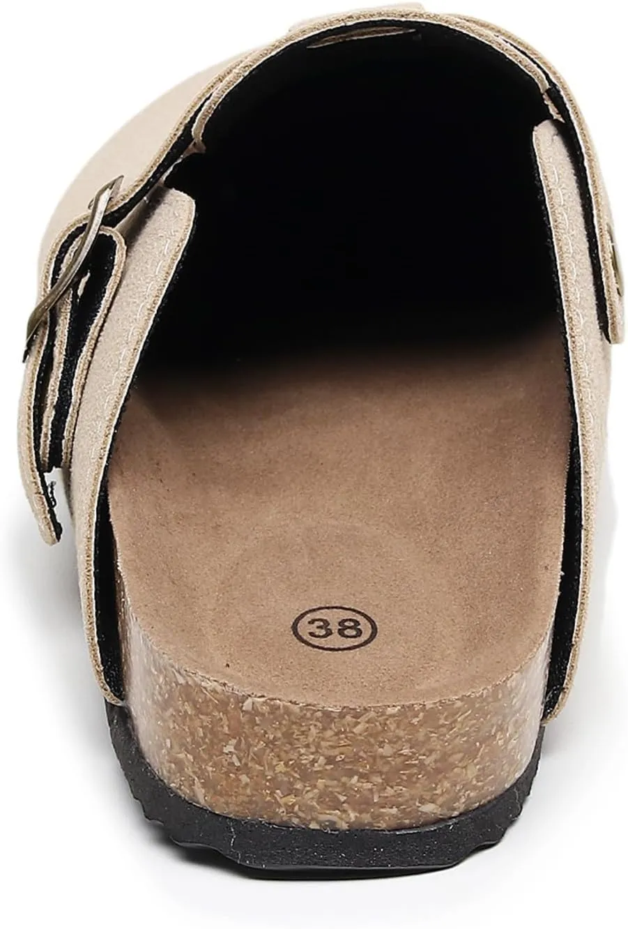 FAYUEKEY Suede Clogs for Women Footbed Mules with Arch Support
