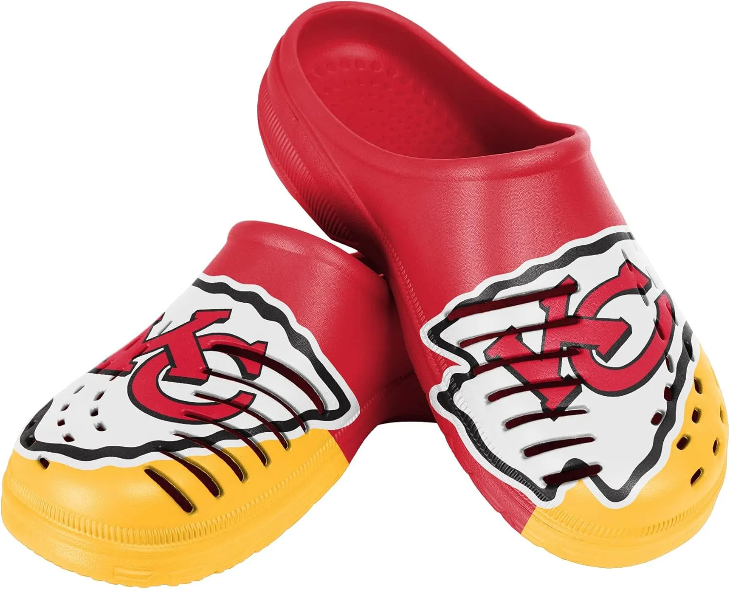 FOCO Men's NFL Team Logo Garden Water Sandals Shoes Slipper Clogs