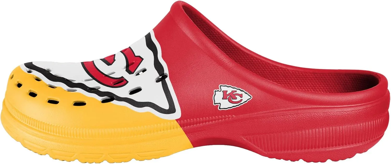 FOCO Men's NFL Team Logo Garden Water Sandals Shoes Slipper Clogs