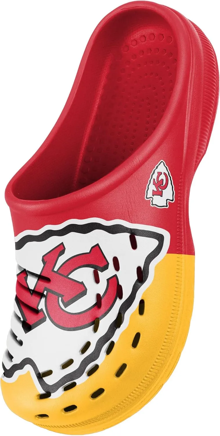 FOCO Men's NFL Team Logo Garden Water Sandals Shoes Slipper Clogs