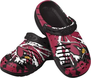 FOCO Men's NFL Team Logo Tie-dye Garden Water Sandals Shoes Slipper Clogs with Strap