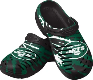 FOCO Men's NFL Team Logo Tie-dye Garden Water Sandals Shoes Slipper Clogs with Strap