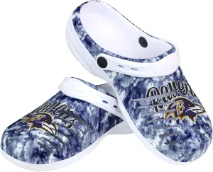 FOCO Women's NFL Team Logo Cloudie Garden Water Sandals Shoes Slipper Clogs with Strap