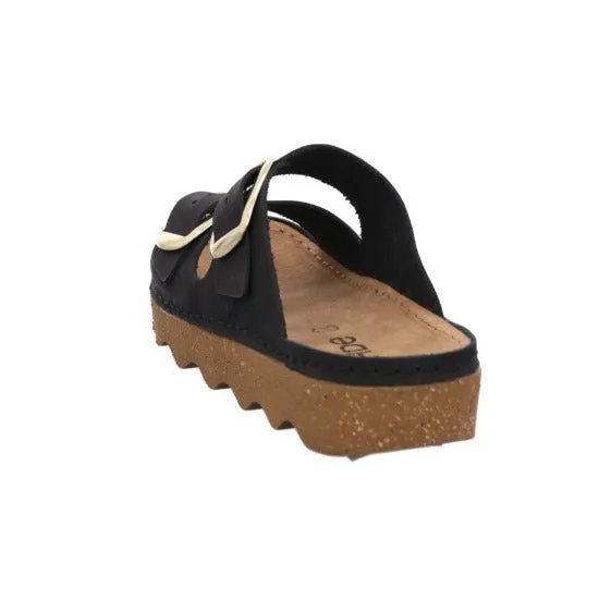 'Foggia-D' women's home slipper - Black