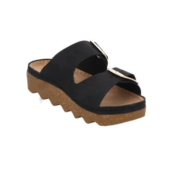 'Foggia-D' women's home slipper - Black