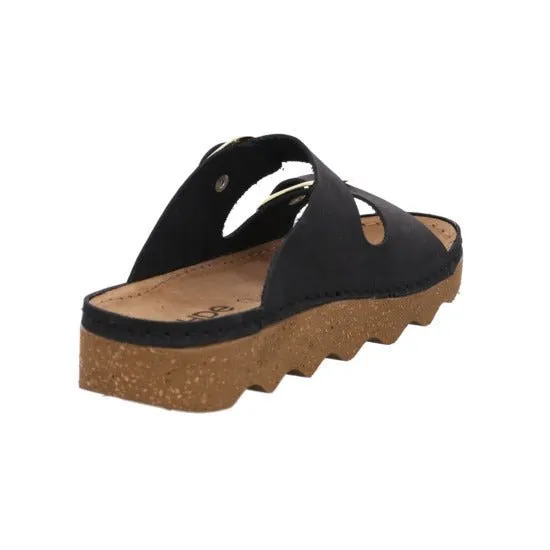 'Foggia-D' women's home slipper - Black