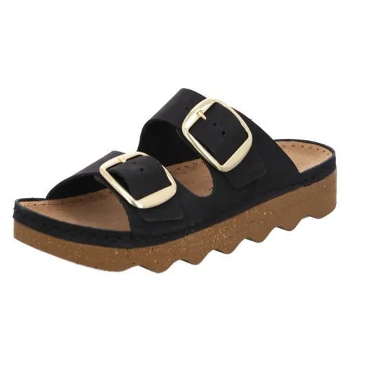 'Foggia-D' women's home slipper - Black