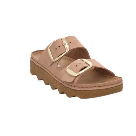 'Foggia-D' women's home slipper - Brown