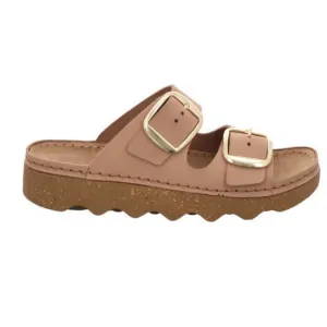 'Foggia-D' women's home slipper - Brown