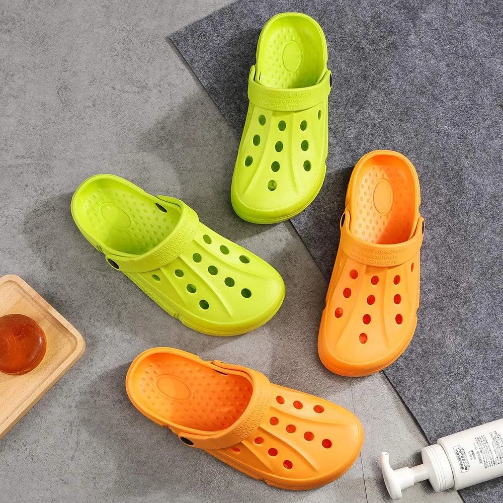 FZUU Mens Women Breathable Garden Clogs Comfortable Slip On Beach Sandals Lightweight Slippers Water Shoes