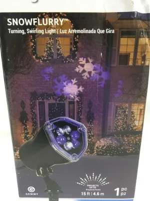 Gemmy 37405 Lightshow Projection Snowflurry