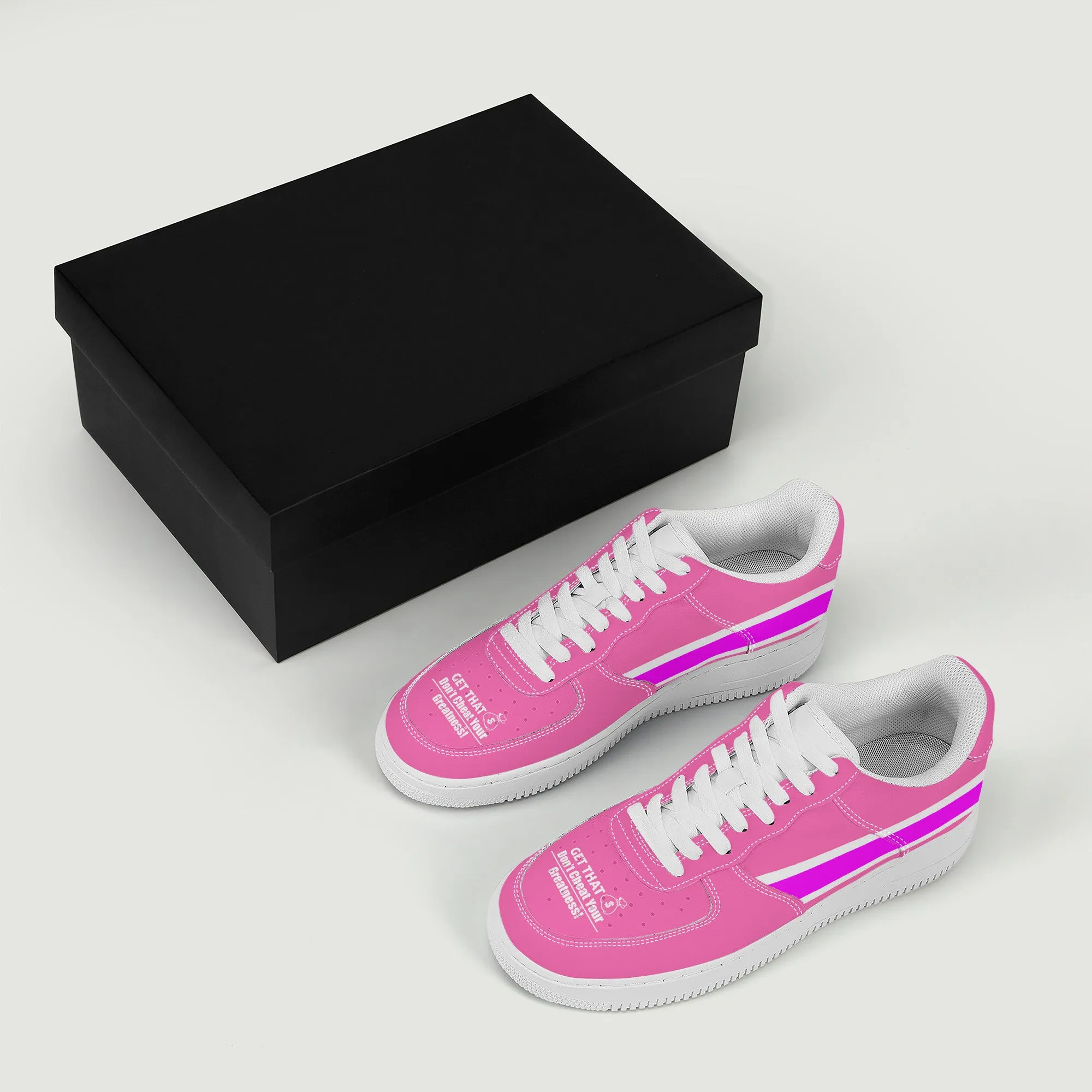 Get That Bag, Low Top Unisex Sneaker