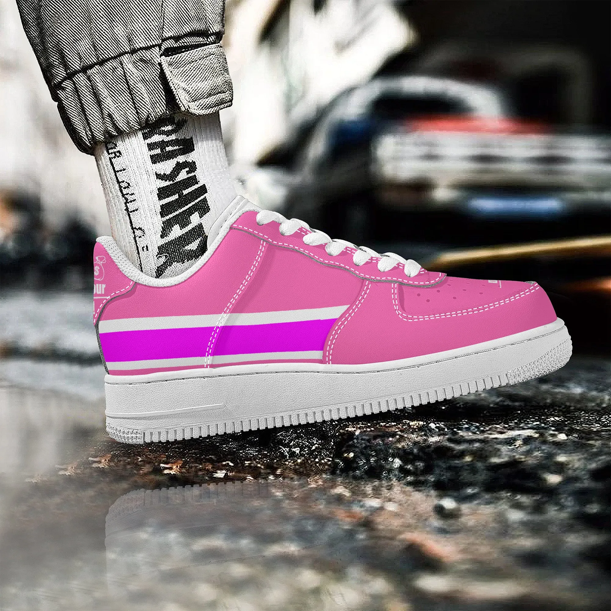 Get That Bag, Low Top Unisex Sneaker