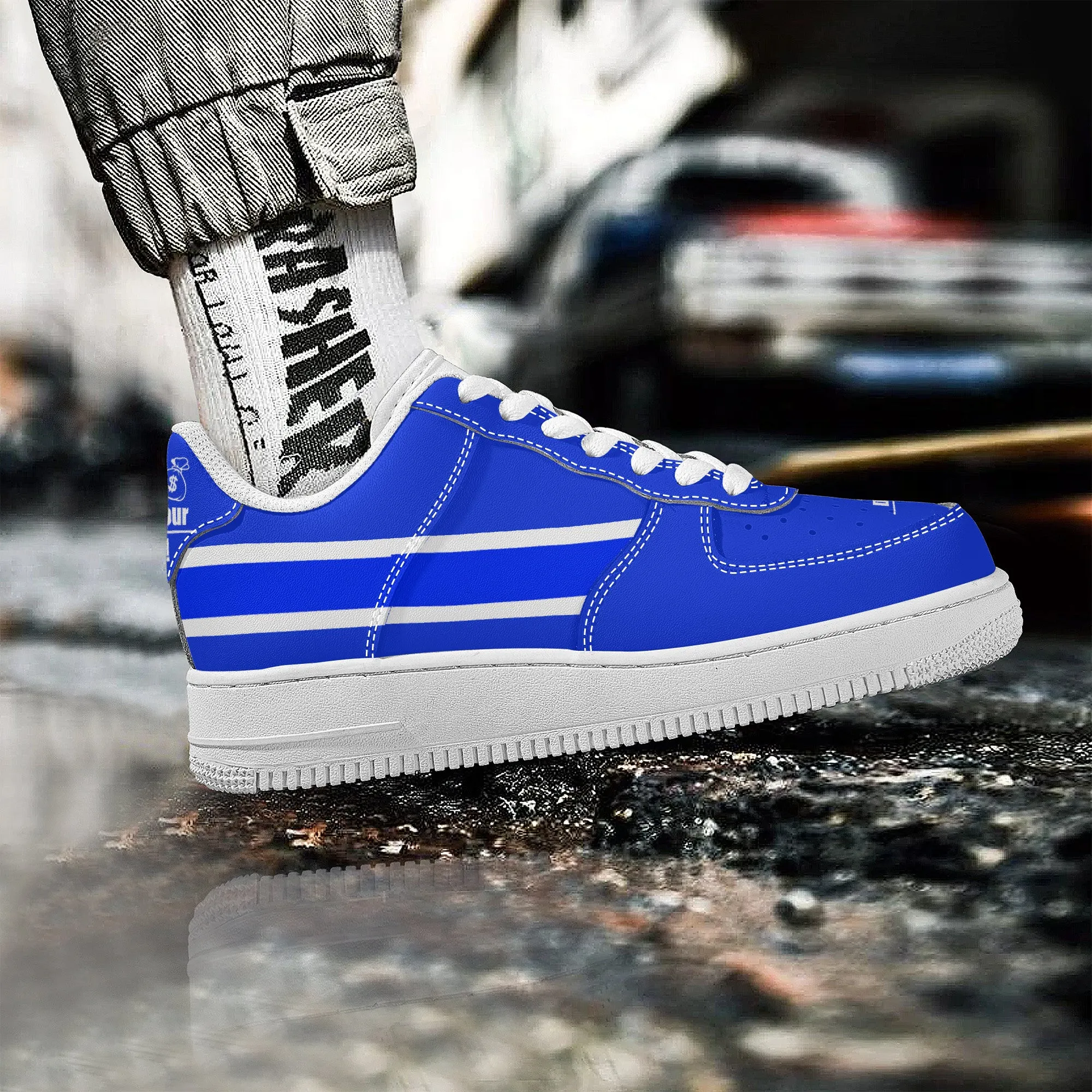 Get That Bag, Low Top Unisex Sneaker
