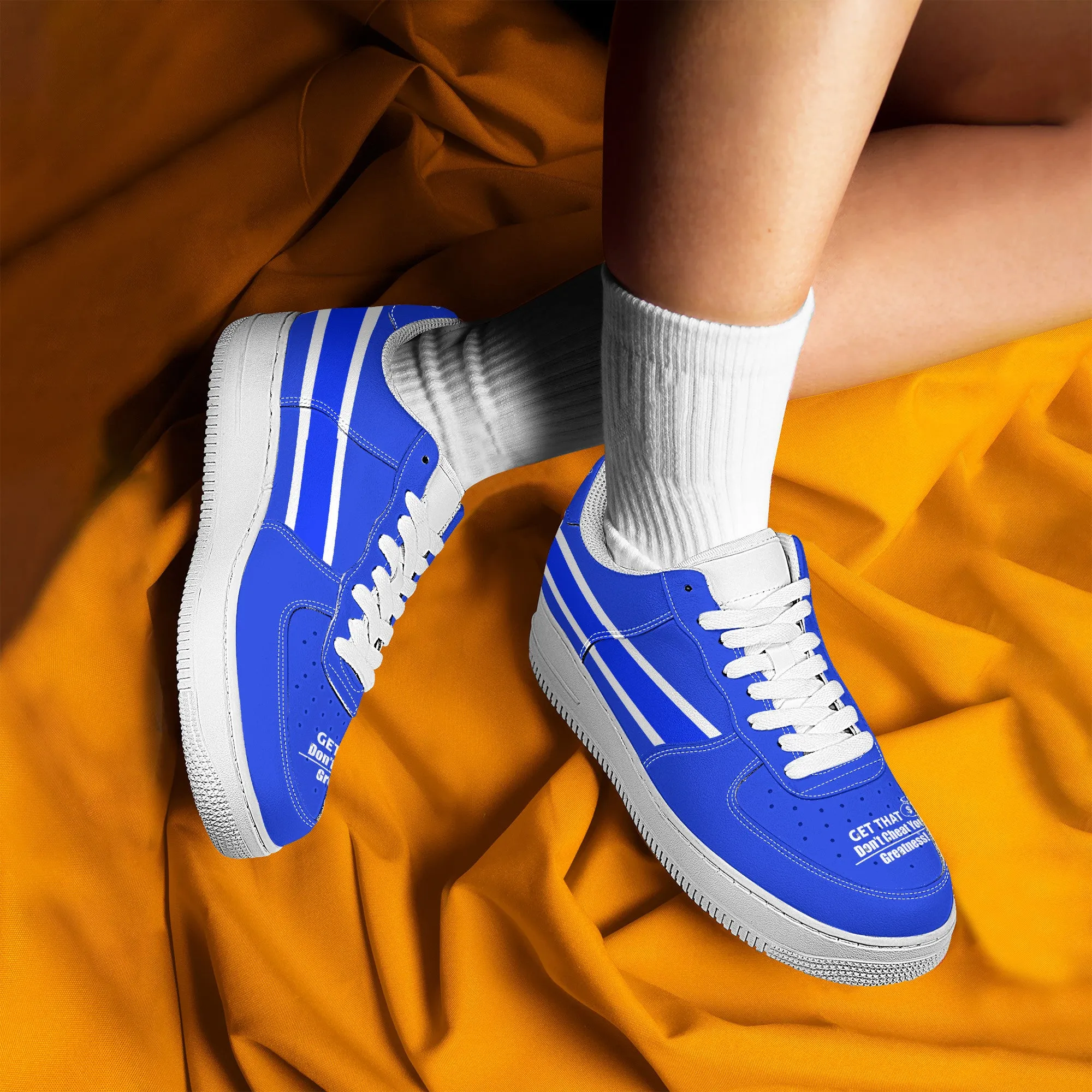 Get That Bag, Low Top Unisex Sneaker