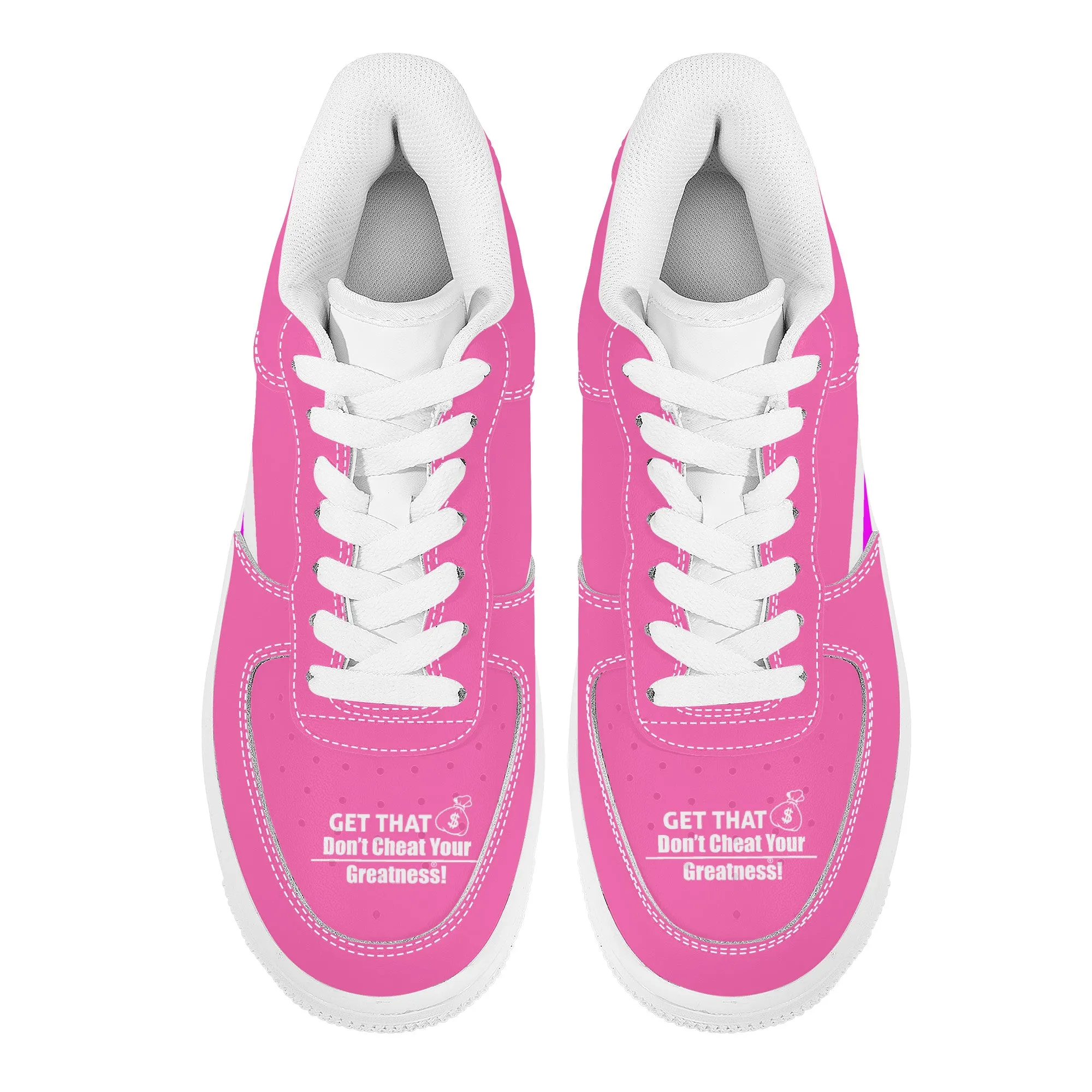 Get That Bag, Low Top Unisex Sneaker