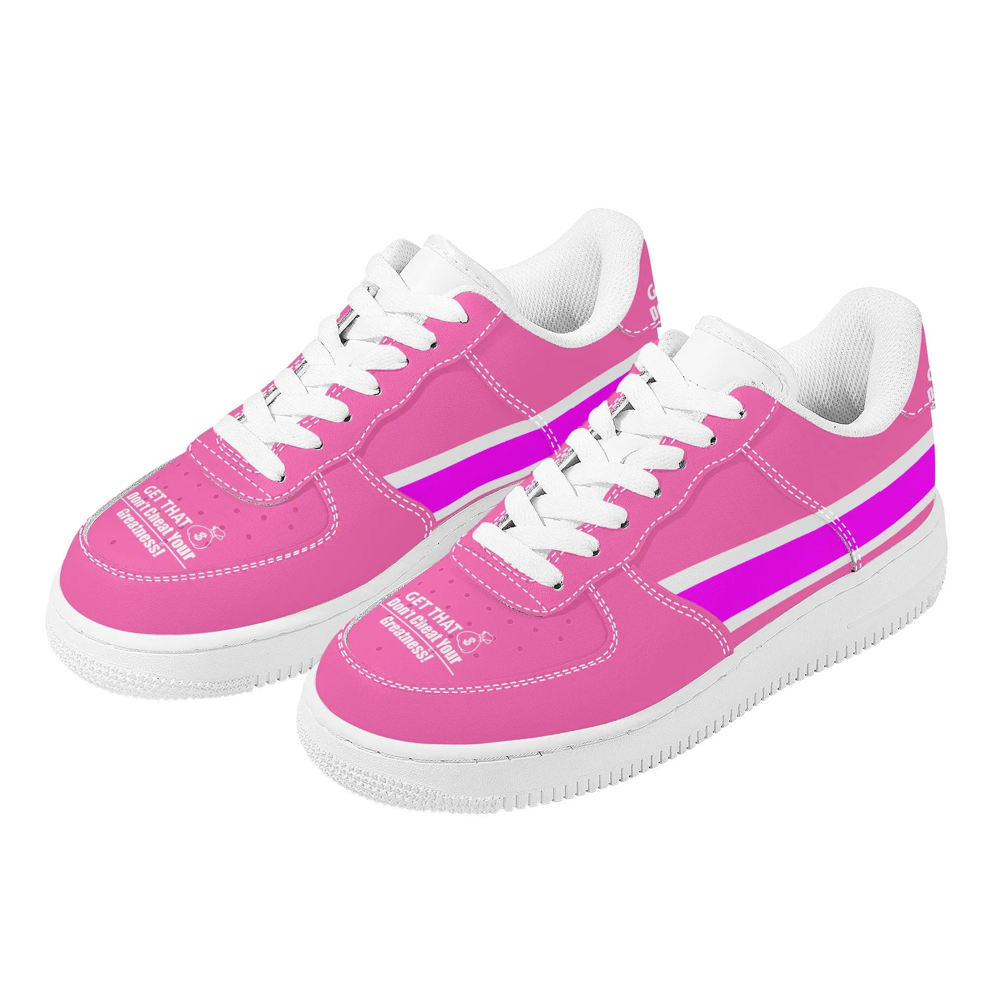 Get That Bag, Low Top Unisex Sneaker