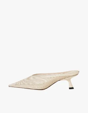Gomez Heel - Cream Mesh