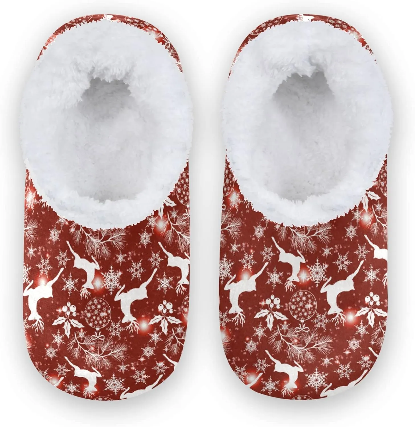 Gredecor Boys Girls Toddler Slippers Home House Slippers Warm Fur Non Slip Plush Indoor Slipper Socks for Kids¡­