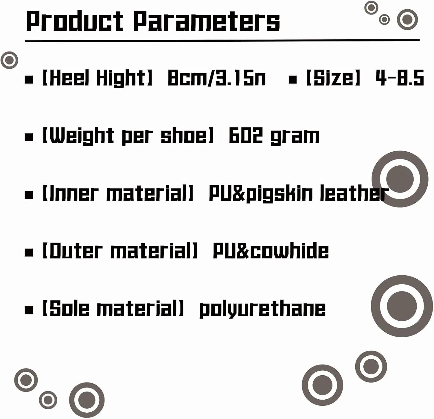 GURURU Women's Goth Boots Punk Black Metallic Goth Platform Chunky Ankle Boots Thick Sole Goth Boots Designer Shoes