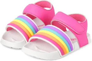 Gymboree Unisex-Child and Toddler Girls Slides with Backstrap Slipper
