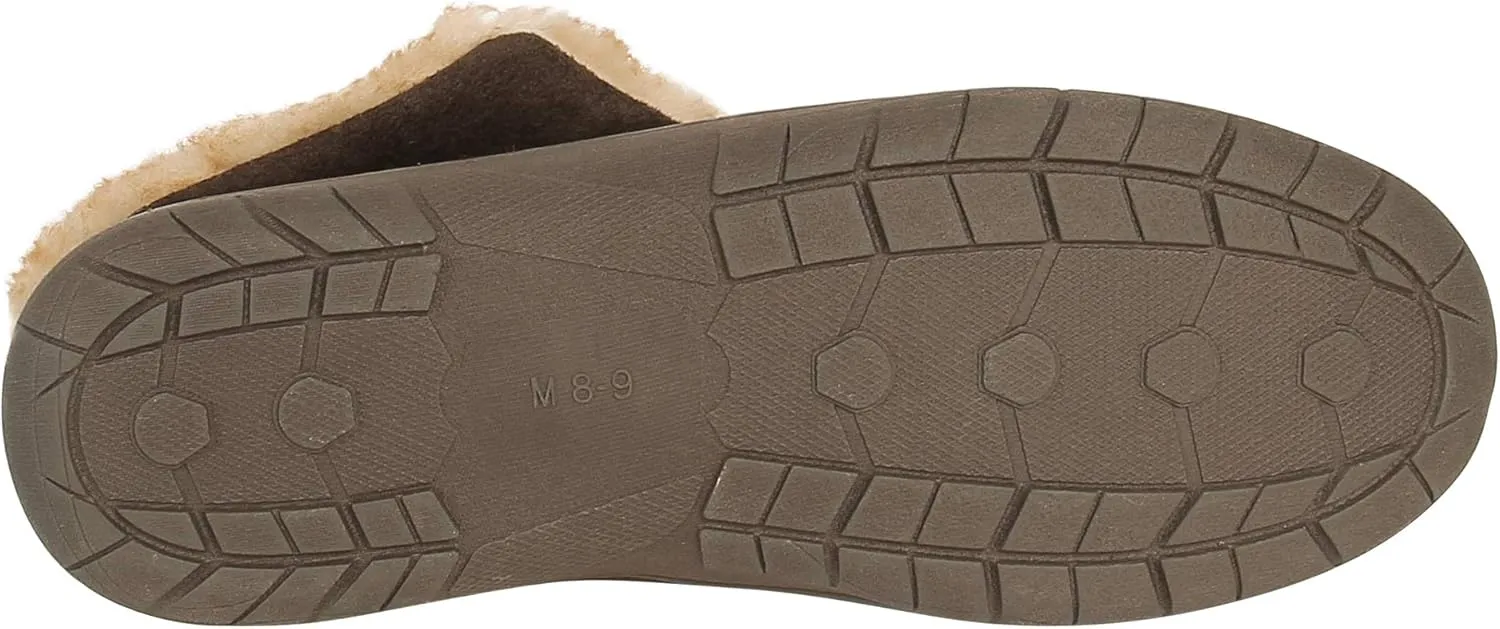 Haggar Men's Bootie Slipper House Shoe Indoor/Outdoor with Memory Foam Comfort