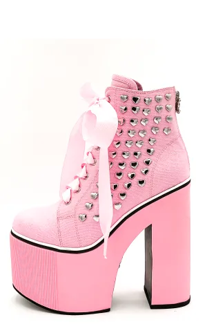 Heartcore Platform Sneaker - Pink