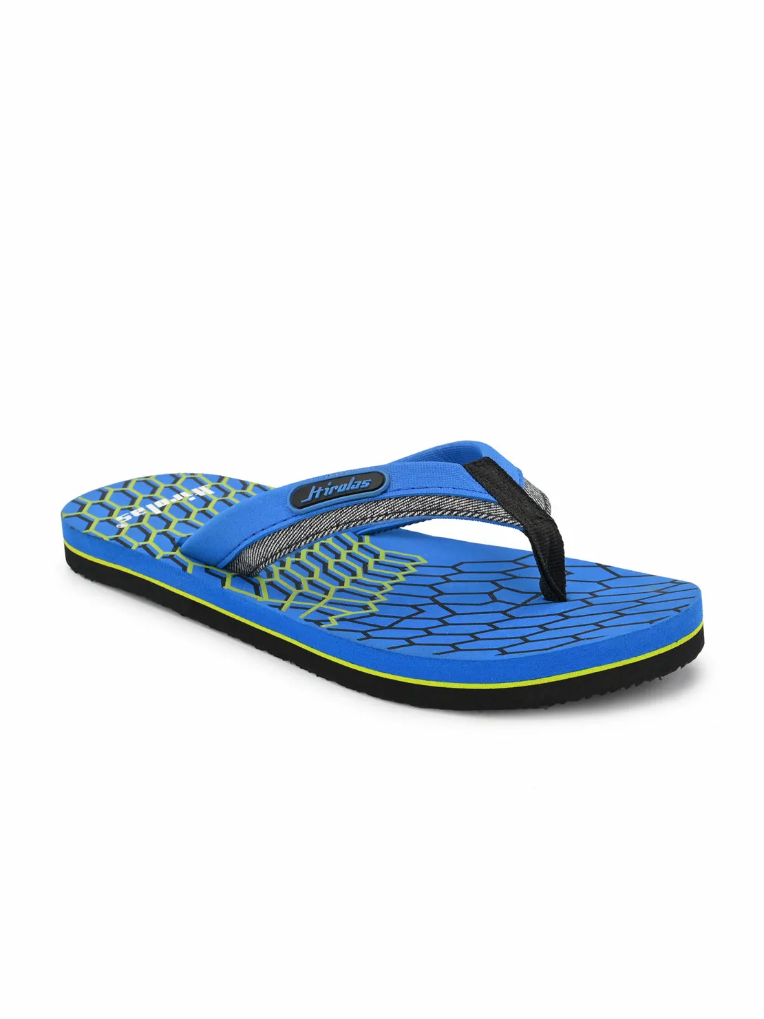 Hirolas® Men's Blue Fabrication Flip-Flops (HROFF16BLU)