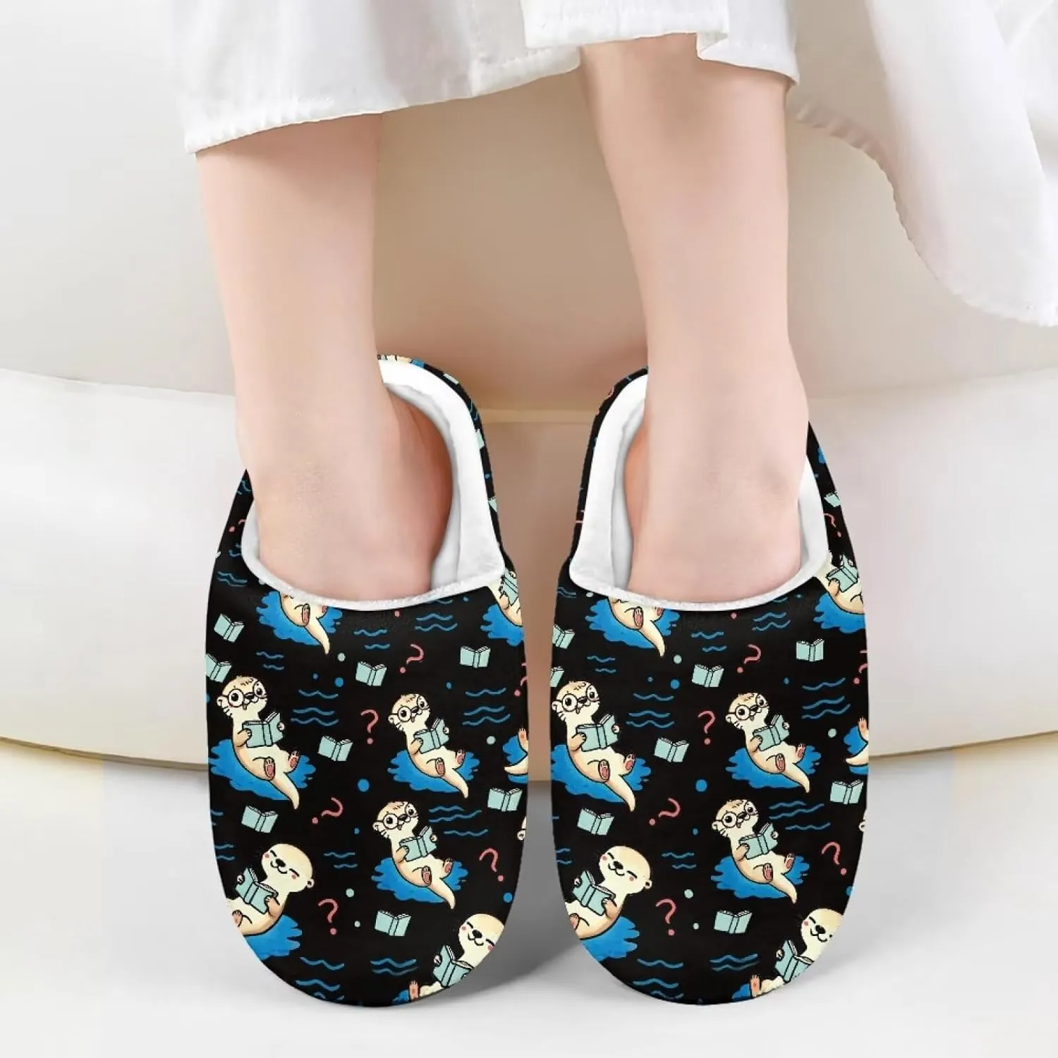 Home Slippers for Kids Non Slip House Slippers for Boys Girls, Warm Soft Fuzzy Slippers for Indoor Outdoor