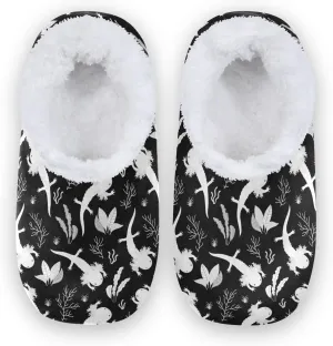 House Slippers Fuzzy Memory Foam Soft Slipper Socks for Woman Men