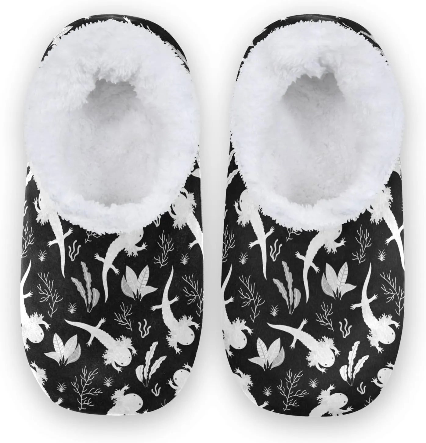 House Slippers Fuzzy Memory Foam Soft Slipper Socks for Woman Men