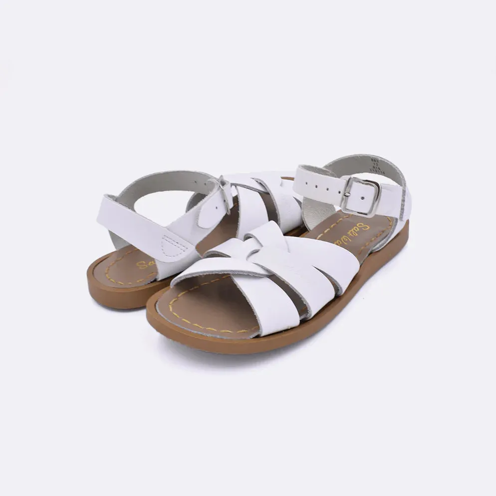 Hoy Shoes Salt Water Sandals - Original White